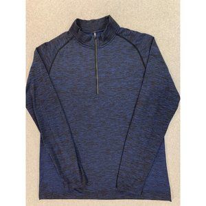 lululemon athletica Men's Blue Half-Zip Shirt